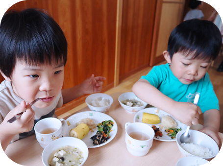 給食の写真